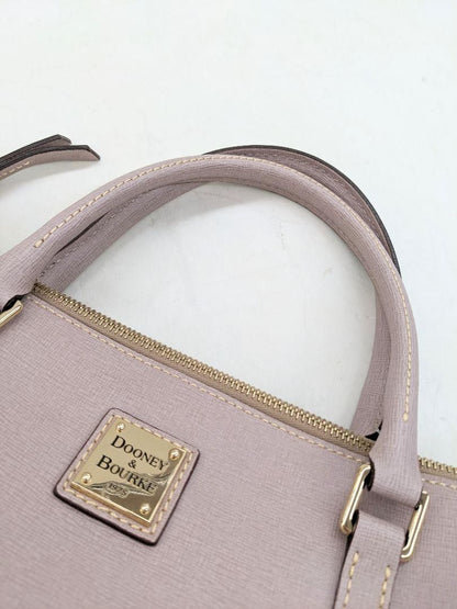 Extreme Dooney Bourke 2Way Bag Handbag Shoulder Dusty Pink Leather