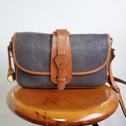 994 Dooney And Bourke Shoulder Bag Grain Leather Vintage