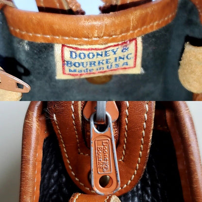 961 Made In Usa Dooney And Bourke Shoulder Bag Grain Leather Vintage