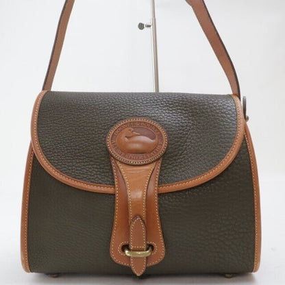 2405-27 Dooney Bourke Shoulder Bag Leather Khaki Camel