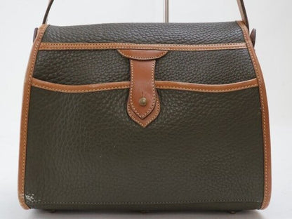 2405-27 Dooney Bourke Shoulder Bag Leather Khaki Camel