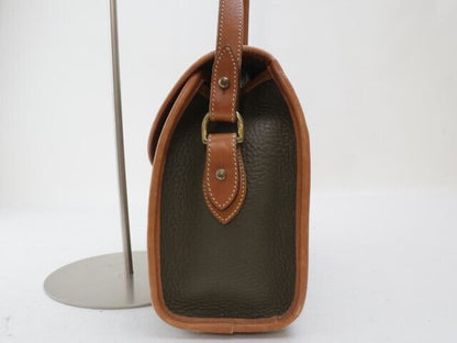 2405-27 Dooney Bourke Shoulder Bag Leather Khaki Camel