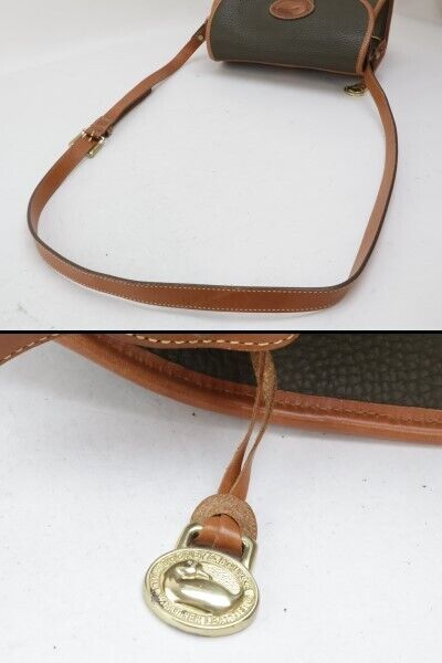 2405-27 Dooney Bourke Shoulder Bag Leather Khaki Camel