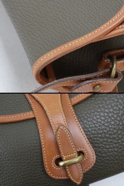 2405-27 Dooney Bourke Shoulder Bag Leather Khaki Camel