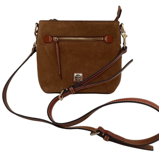 Dooney Bourke Women's Shoulder Bag Suede Brown B Rank