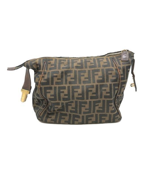 FENDI  Zucca Print Vanity Bag Good Condition