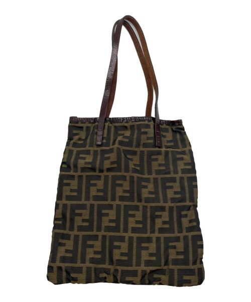 FENDI  Zucca Pattern Mini Tote Bag Good Condition