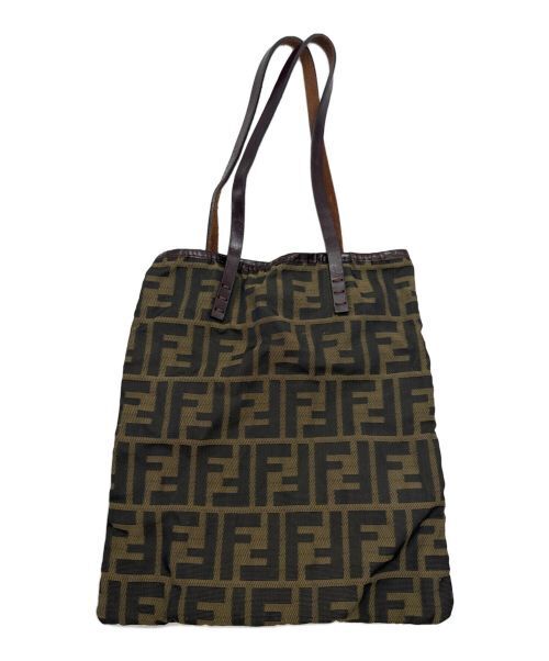 FENDI  Zucca Pattern Mini Tote Bag Good Condition