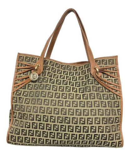 FENDI  Zucchino Pattern Tote Bag Good Condition