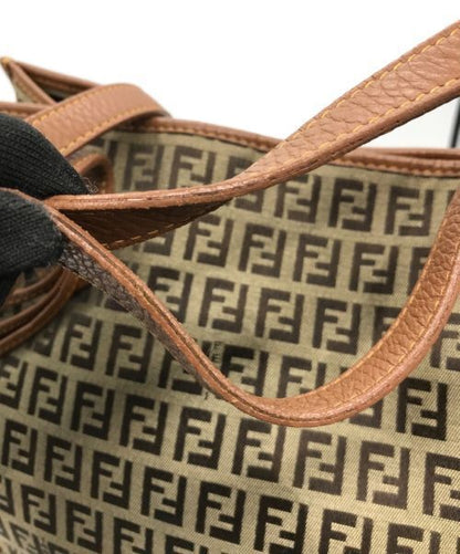 FENDI  Zucchino Pattern Tote Bag Good Condition