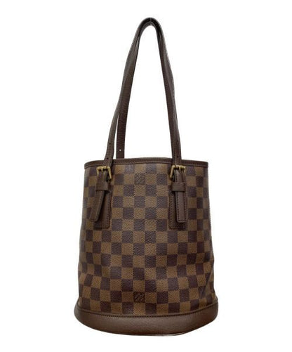 Louis Vuitton  Male Bucket Damier Shoulder Bag N42240 Good Condition