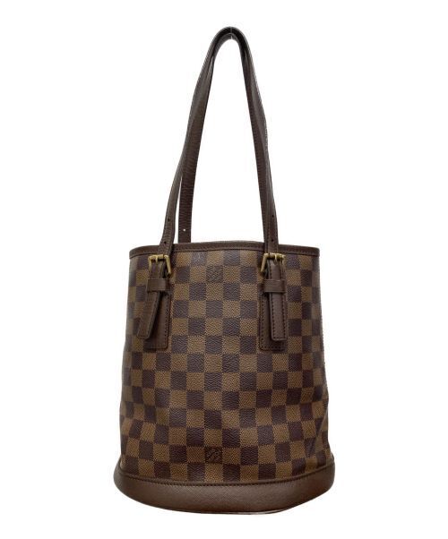 Louis Vuitton  Male Bucket Damier Shoulder Bag N42240 Good Condition