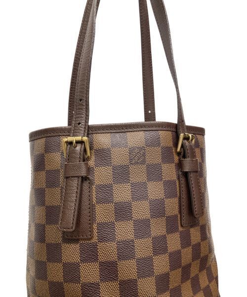 Louis Vuitton  Male Bucket Damier Shoulder Bag N42240 Good Condition