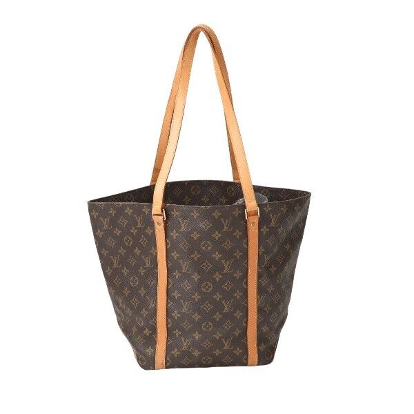 Louis Vuitton Tote Bag Monogram Canvas M51109 Brown Sack Shopping