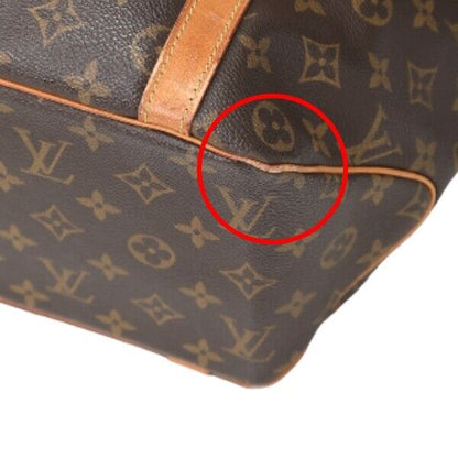 Louis Vuitton Tote Bag Monogram Canvas M51109 Brown Sack Shopping