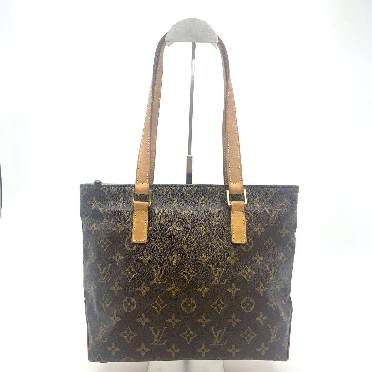 Louis Vuitton Cabas Piano M51148 Monogram Handbag Tote Bag Brown