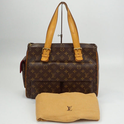 Louis Vuitton Tote Bag M51162 Multipli Cite Monogram Canvas Brown Good Condition