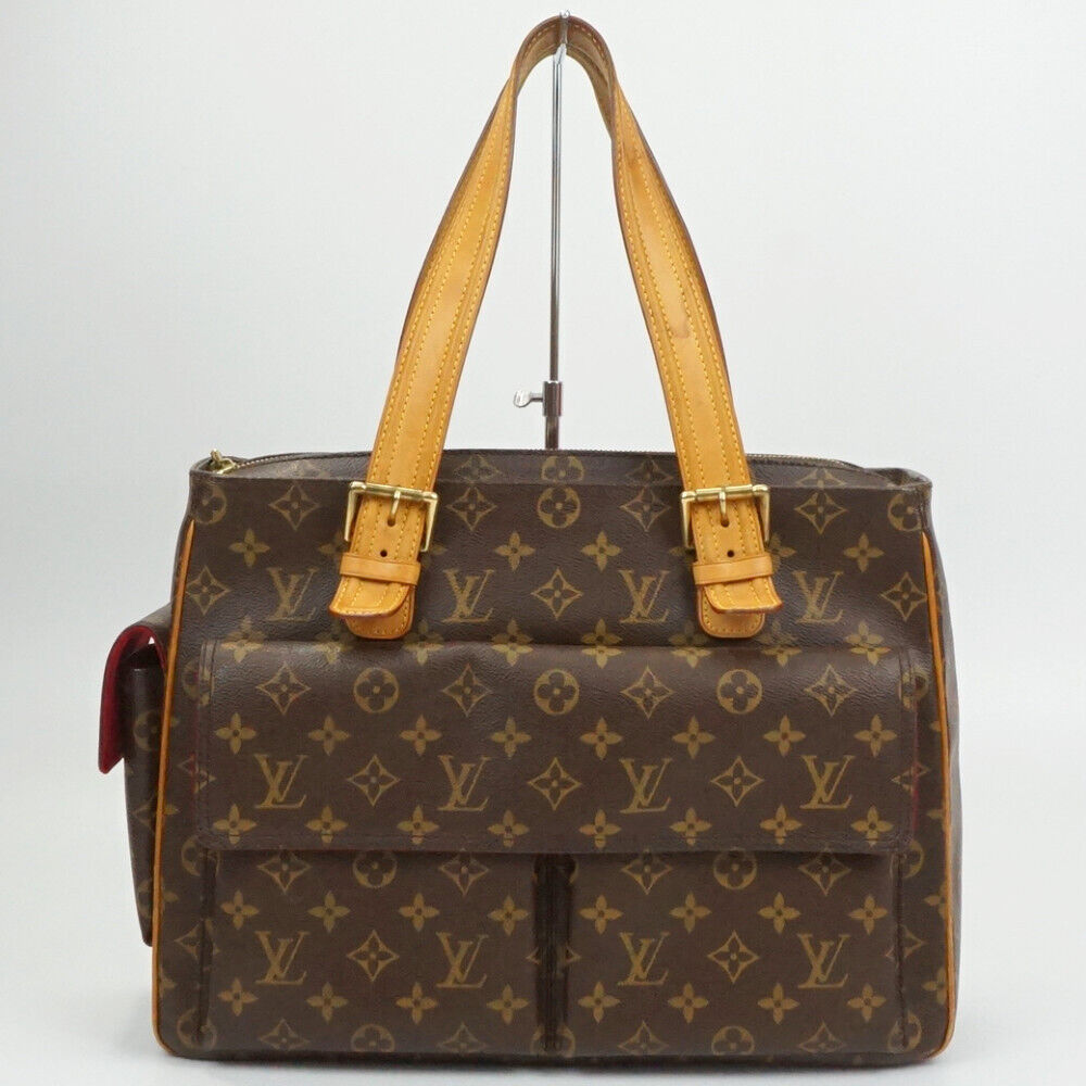 Louis Vuitton Tote Bag M51162 Multipli Cite Monogram Canvas Brown Good Condition