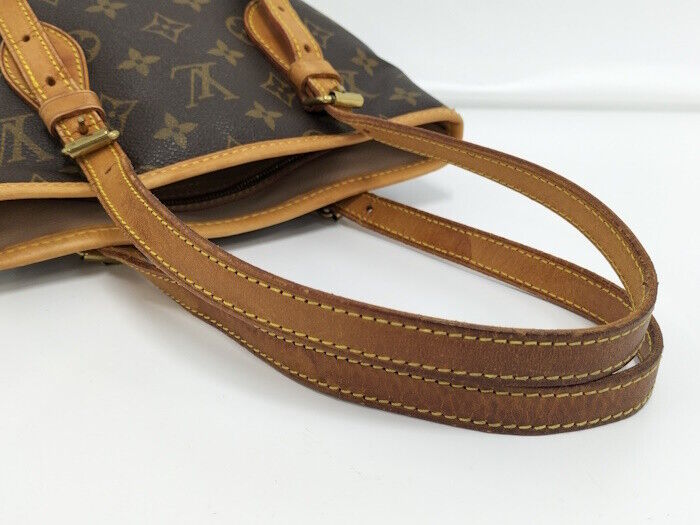 Louis Vuitton Bucket PM Tote Bag Monogram M42238 Brown