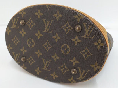 Louis Vuitton Bucket PM Tote Bag Monogram M42238 Brown