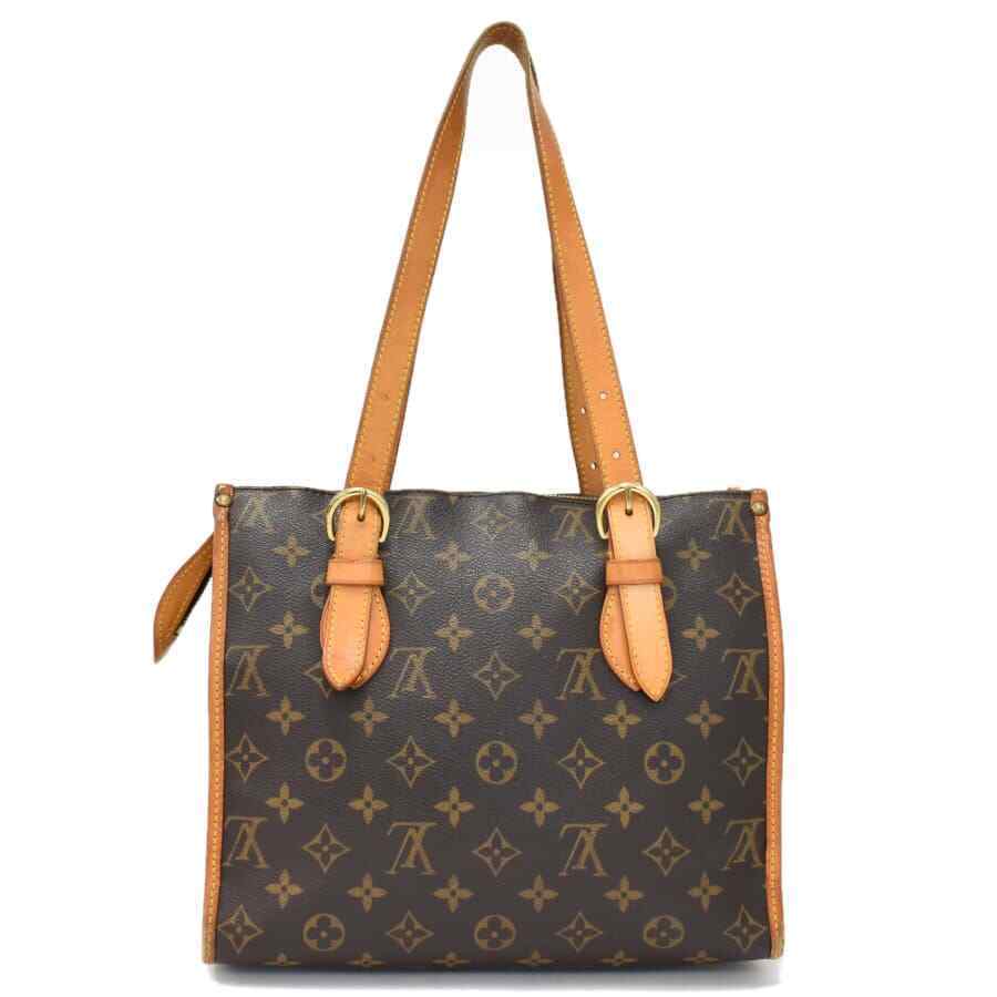 Louis Vuitton Popincourt Haut Tote Bag M40007 Monogram Brown Canvas Leather