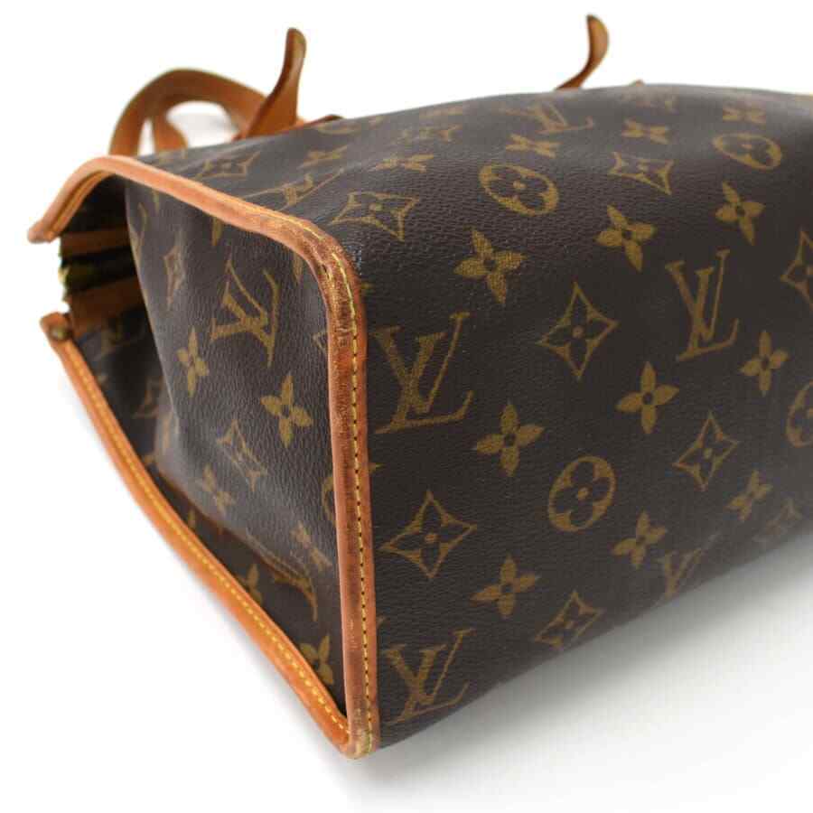 Louis Vuitton Popincourt Haut Tote Bag M40007 Monogram Brown Canvas Leather