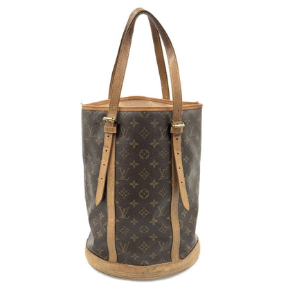 Louis Vuitton Monogram Bucket GM Shoulder Bag M42236 Brown