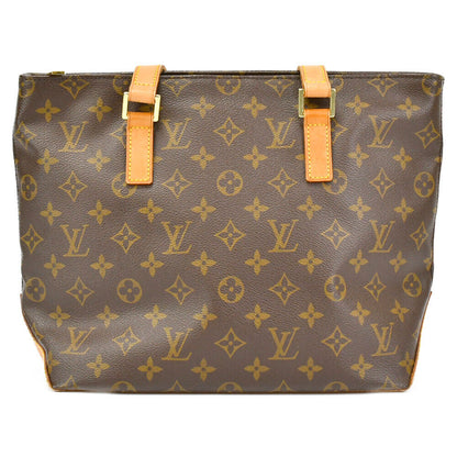 Louis Vuitton Cabas Piano M51148 Monogram Handbag Tote Bag Brown