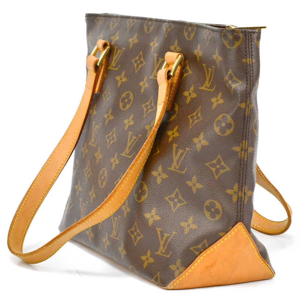 Louis Vuitton Cabas Piano M51148 Monogram Handbag Tote Bag Brown