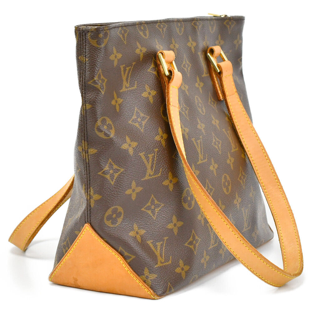 Louis Vuitton Cabas Piano M51148 Monogram Handbag Tote Bag Brown