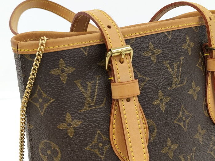 Louis Vuitton Bucket PM Tote Bag With Pouch Monogram Brown  M42238