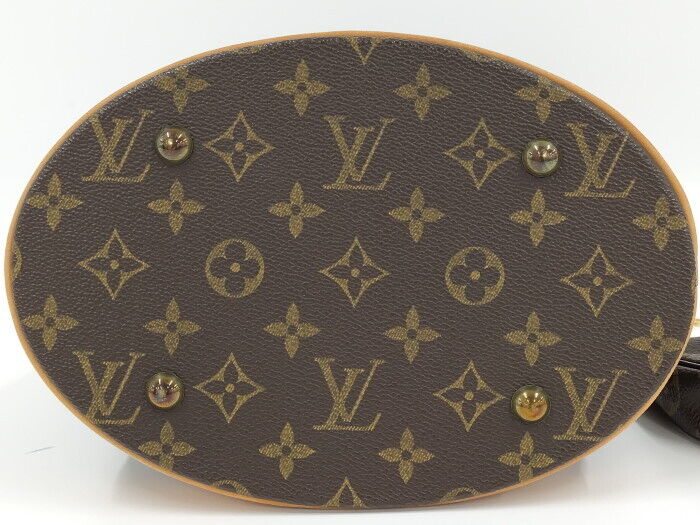 Louis Vuitton Bucket PM Tote Bag With Pouch Monogram Brown  M42238