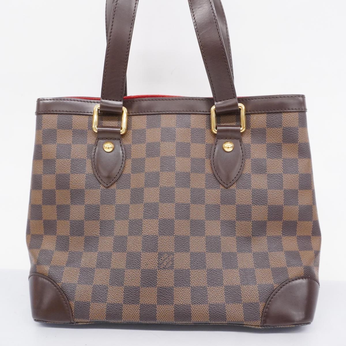 Louis Vuitton Tote Bag Damier Hampstead PM N51205 Ebene Dark Brown