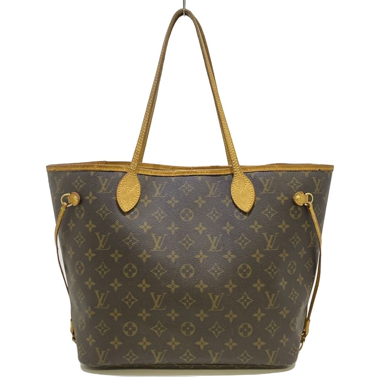 Louis Vuitton Neverfull MM Tote Bag Monogram Canvas Brown Good Condition