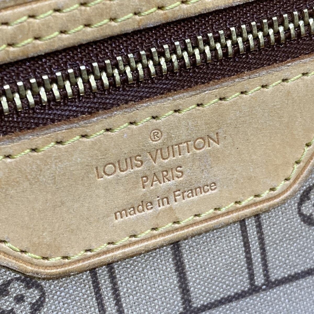 Louis Vuitton Neverfull MM Tote Bag Monogram Canvas Brown Good Condition