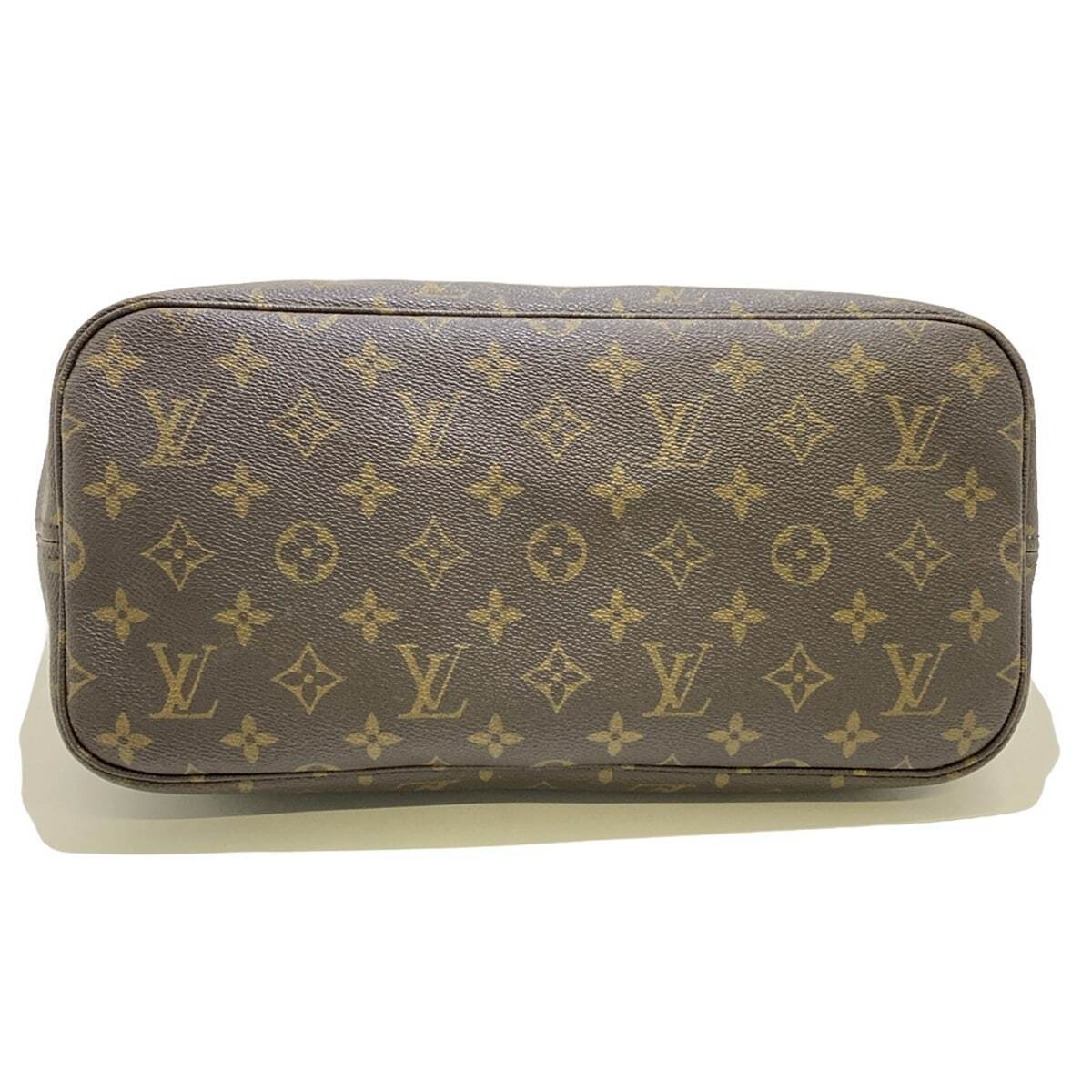 Louis Vuitton Neverfull MM Tote Bag Monogram Canvas Brown Good Condition