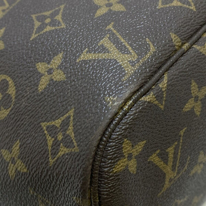 Louis Vuitton Neverfull MM Tote Bag Monogram Canvas Brown Good Condition