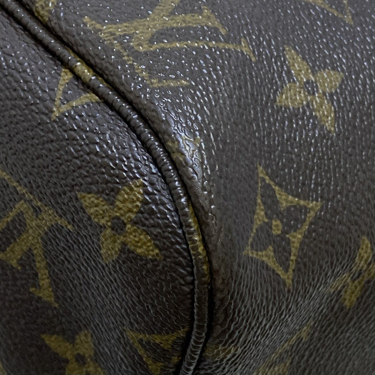 Louis Vuitton Neverfull MM Tote Bag Monogram Canvas Brown Good Condition