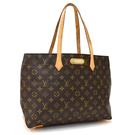 Louis Vuitton Tote Bag Wilshire MM M45644 Monogram Brown