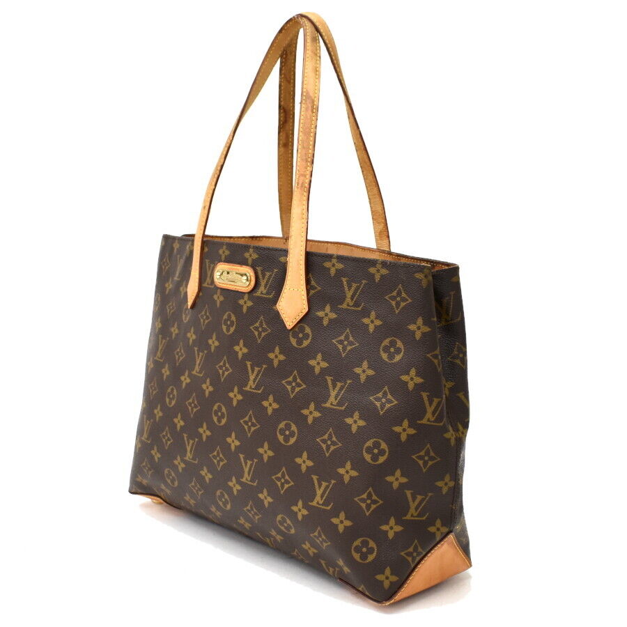 Louis Vuitton Tote Bag Wilshire MM M45644 Monogram Brown