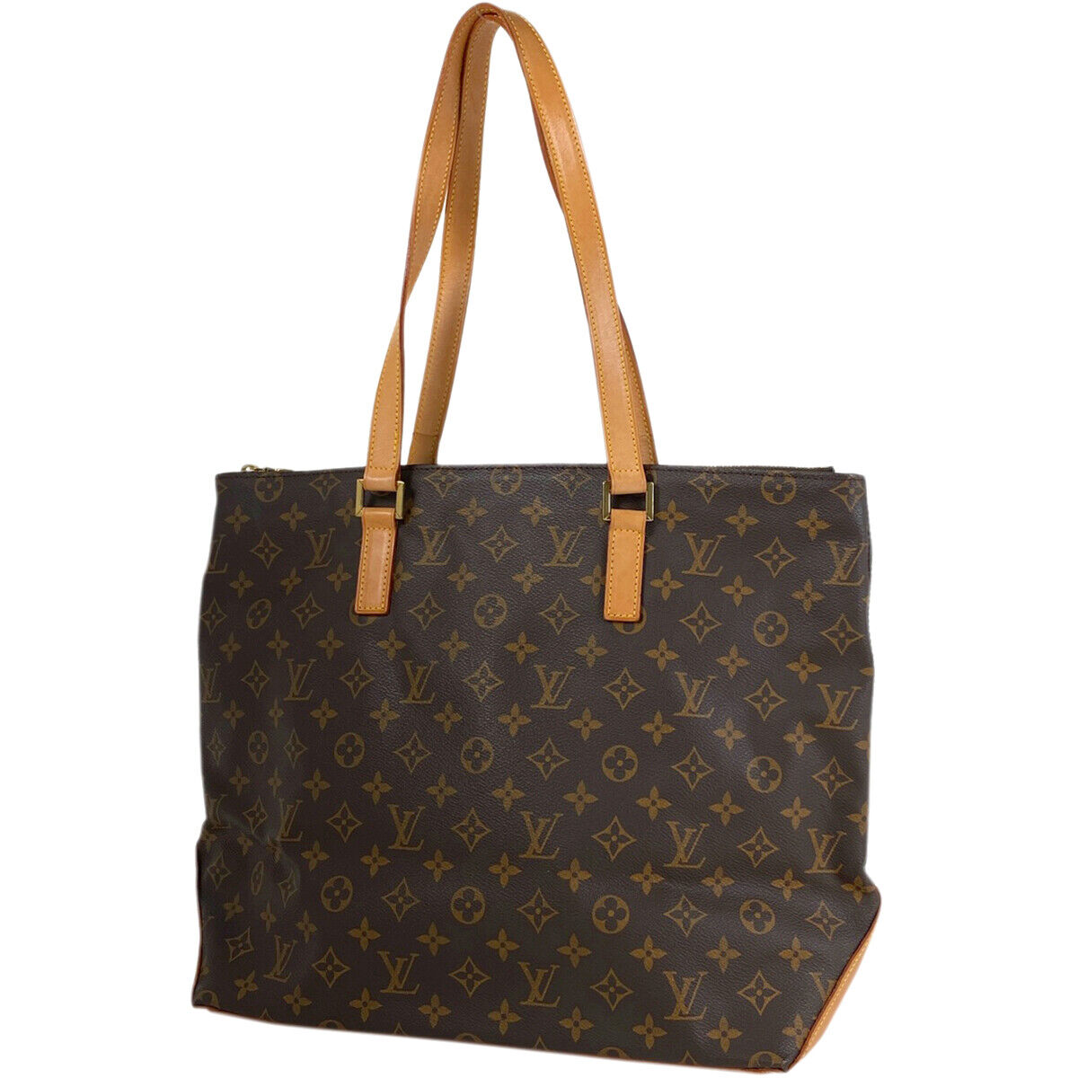 Louis Vuitton Cabas Mezzo Shoulder Bag Tote Monogram Brown M51151