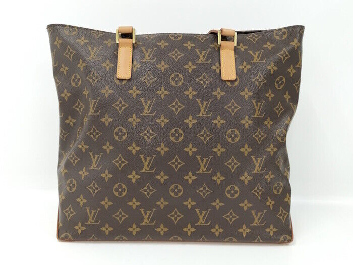 Louis Vuitton Cabas Mezzo Tote Bag Monogram M51151 Brown Zipper Closure