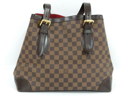 Louis Vuitton Hampstead GM Tote Bag Damier Ebene Dark Brown N51203