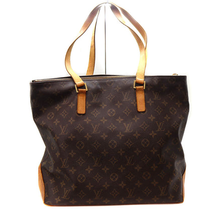 Louis Vuitton M51151 Cabas Mezzo Tote Bag Brown Monogram Canvas PVC