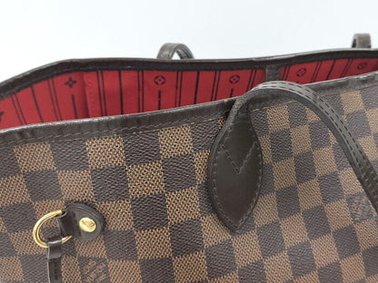 Louis Vuitton Neverfull MM Tote Bag Damier Ebene Dark Brown N51105