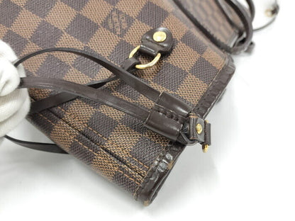 Louis Vuitton Neverfull MM Tote Bag Damier Ebene Dark Brown N51105