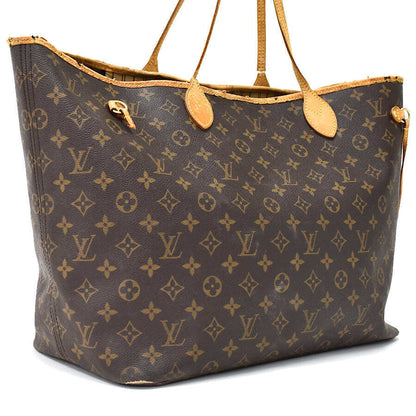 Louis Vuitton Tote Bag Shoulder Neverfull GM M40157 Monogram Brown