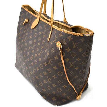 Louis Vuitton Tote Bag Shoulder Neverfull GM M40157 Monogram Brown