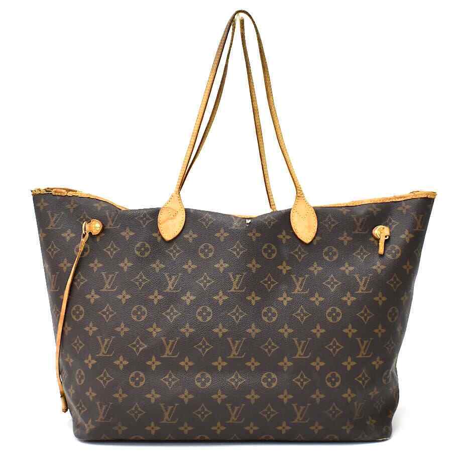 Louis Vuitton Tote Bag Shoulder Neverfull GM M40157 Monogram Brown