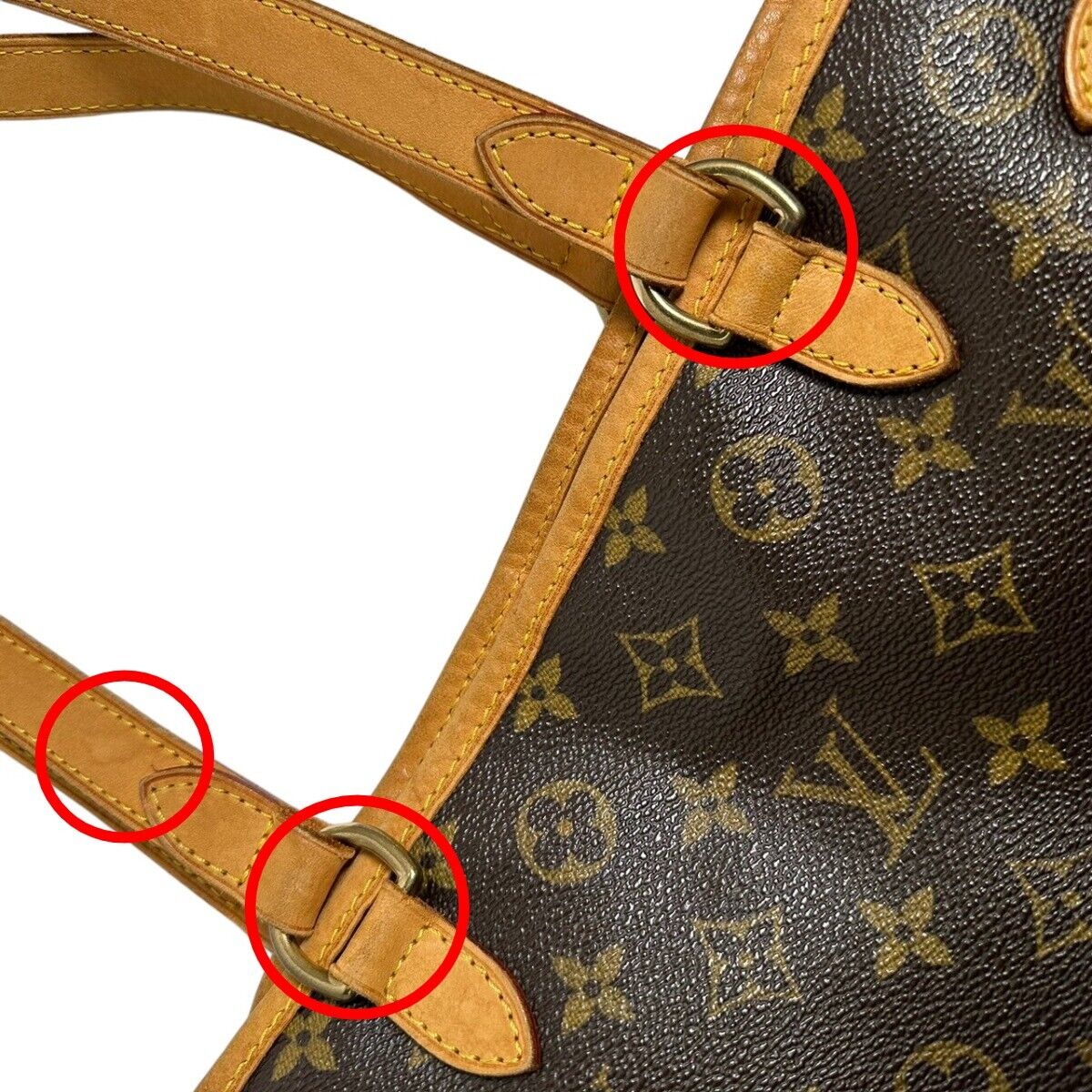 Louis Vuitton Tote Bag Monogram Batignolles Horizontal Canvas M51154 Brown